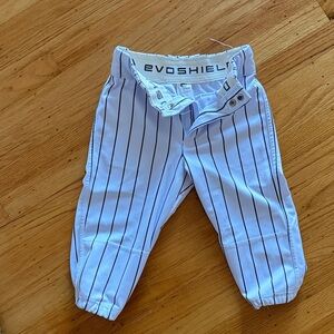 EvoShield Kids' White Striped Athletic Pants